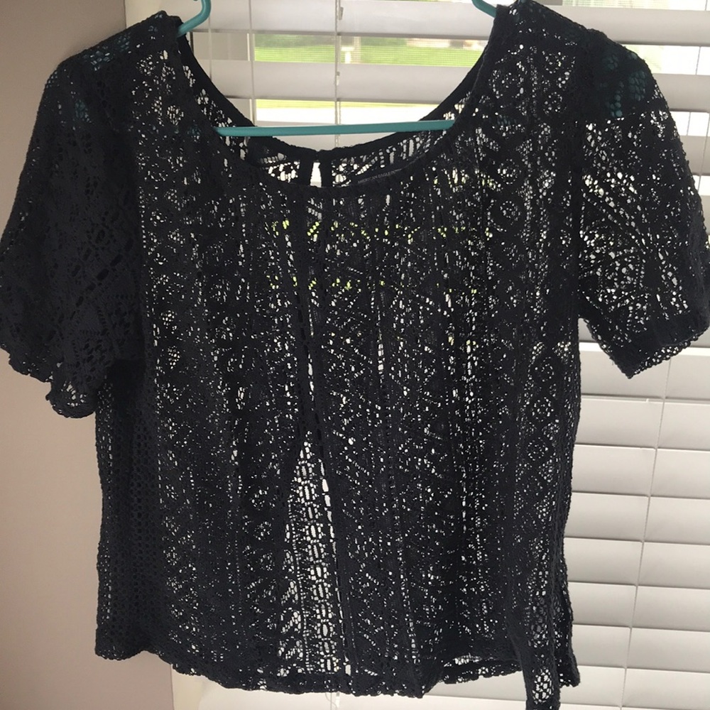 See through American Eagle shirt size small